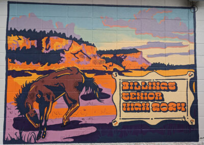 Billings Senior High 2024 mural